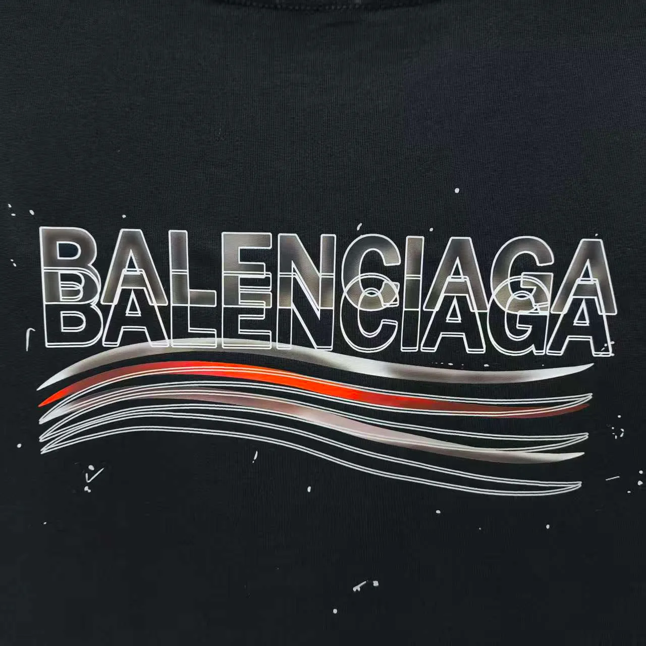 Bal* 2026 New Arrival logo t Same Style Size S M L XL XXL Black White